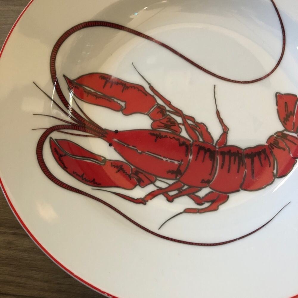 Nantucket Exclusive Design‎ Lobster Shafford Co. 9-3/8" Rim Soup Bowl - Picture 3 of 5